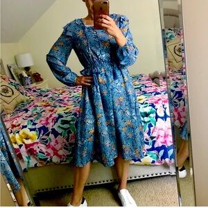 NWT Jade dress, xs-small, floral midi dress